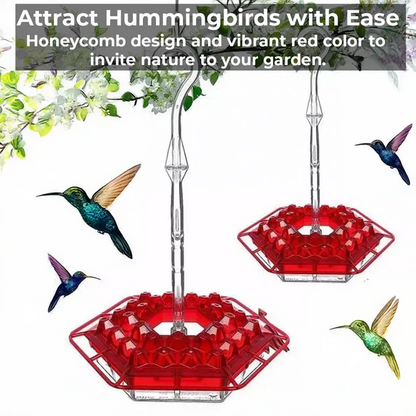 Antproof Hummingbird Voeder – 30 Bijenwerende Openingen, UV-Bestendig & Met Antimoat | 350 ml