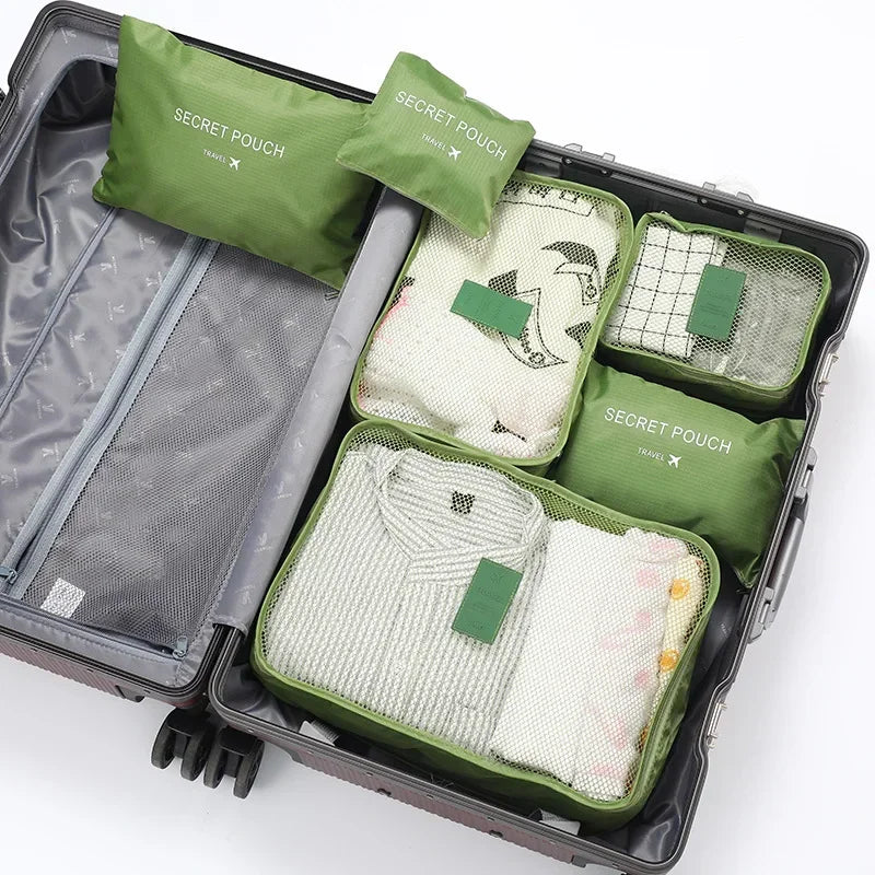 Cendura | Luxe Waterdichte Koffer Organizer Set voor Reizen 2