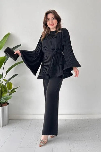 Noah | Elegante Katoenen Wijde Broek Set voor Elke Gelegenheid 10