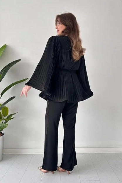 Noah | Elegante Katoenen Wijde Broek Set voor Elke Gelegenheid 7