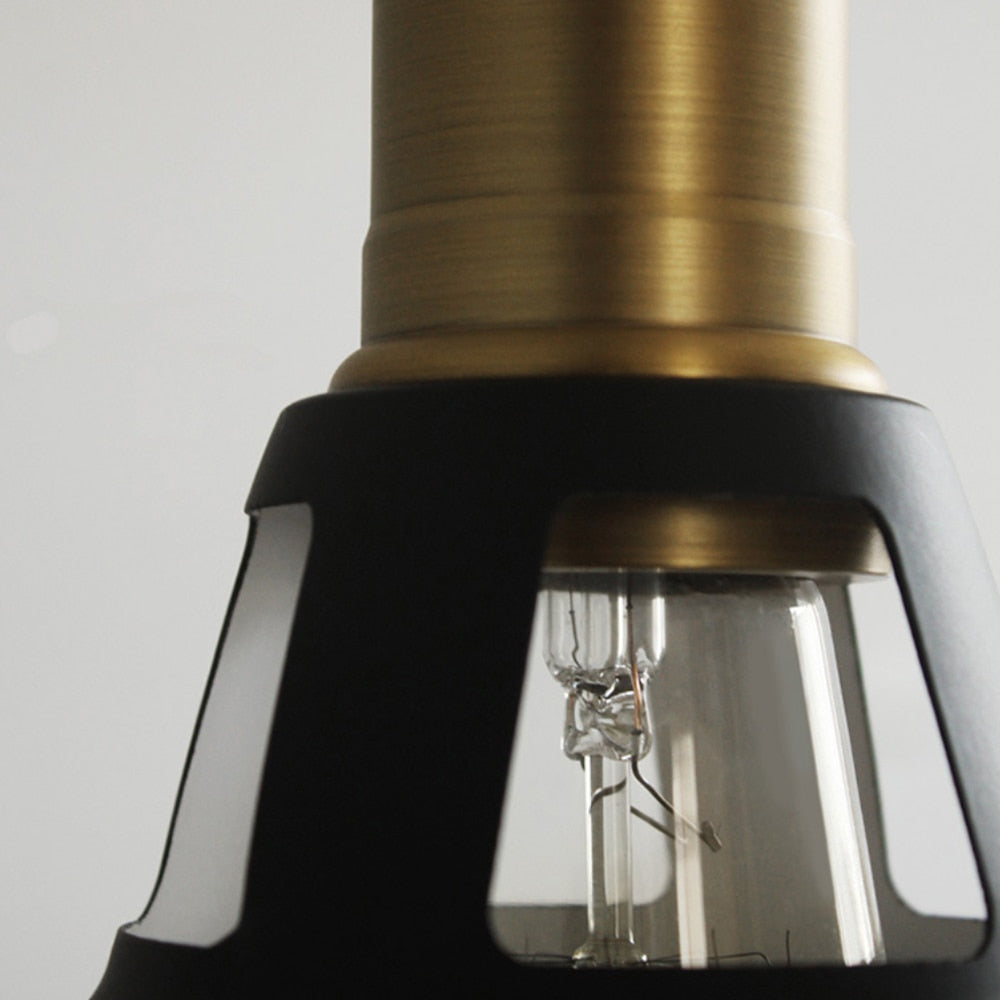 Noirlo Vintage Metalen Hanglamp – Verstelbare Industriële Lamp met Zwart of Wit Design