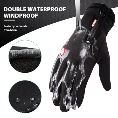 Thermische Winterhandschoenen met Antislip Grip – Warme Fleece Binnenvoering voor Fietsen, Hardlopen & Wintersport | Unisex – Maat S t/m XL