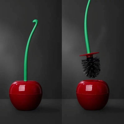 CeriseClean | Elegant Kersen Toiletborstel met Duurzame Borstels 4