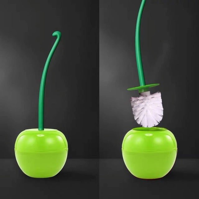CeriseClean | Elegant Kersen Toiletborstel met Duurzame Borstels 1