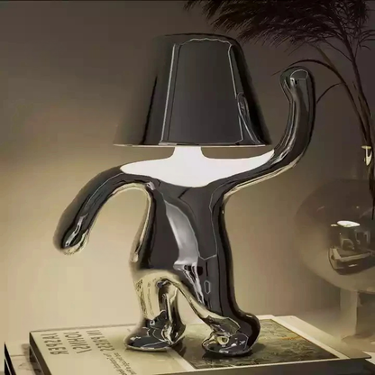 Lumofigo Sculpturale Tafellamp – Design Lamp met Glanzende Afwerking en Organisch Silhouet