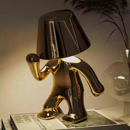 Lumofigo Sculpturale Tafellamp – Design Lamp met Glanzende Afwerking en Organisch Silhouet