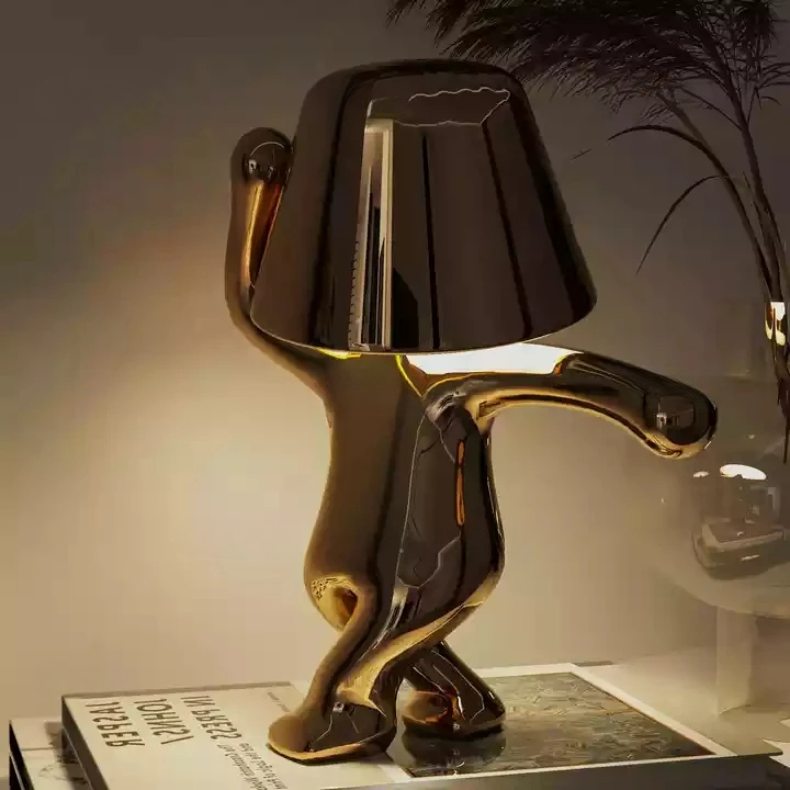 Lumofigo Sculpturale Tafellamp – Design Lamp met Glanzende Afwerking en Organisch Silhouet