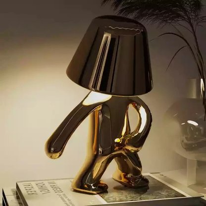 Lumofigo Sculpturale Tafellamp – Design Lamp met Glanzende Afwerking en Organisch Silhouet