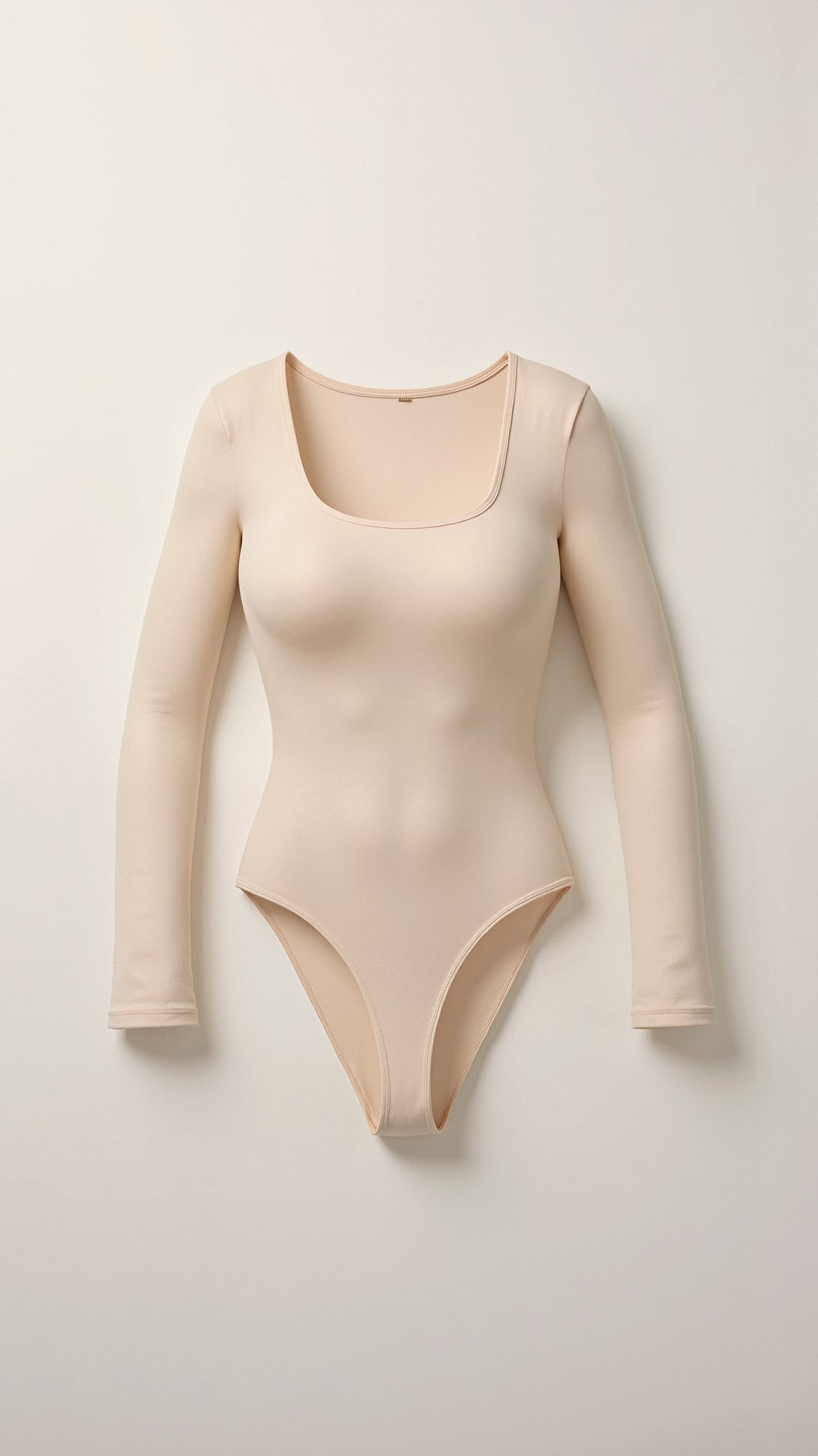 Lange mouwen stringbodysuit - Strakke, tweede huid-pasvorm
