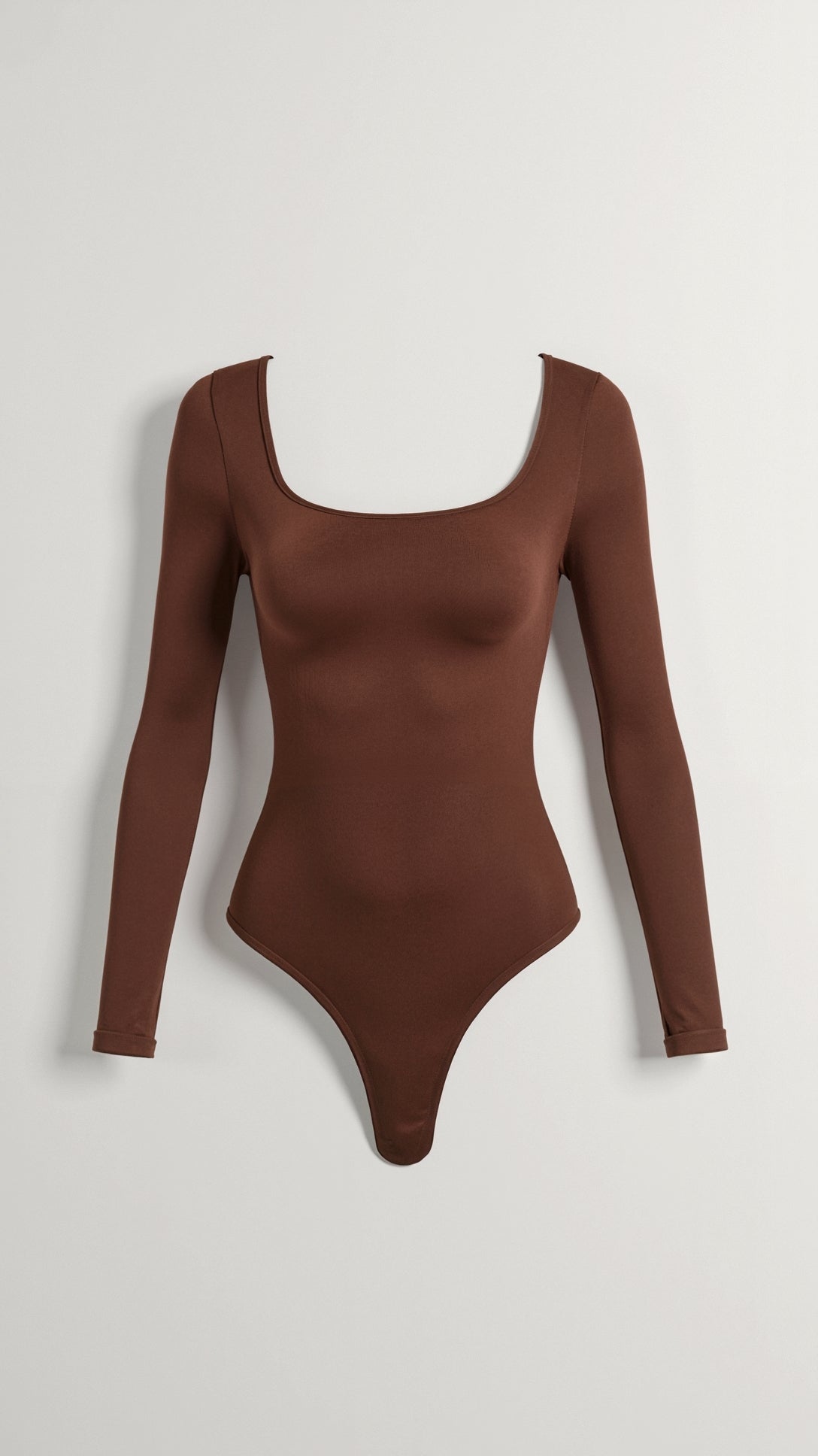 Lange mouwen stringbodysuit - Strakke, tweede huid-pasvorm
