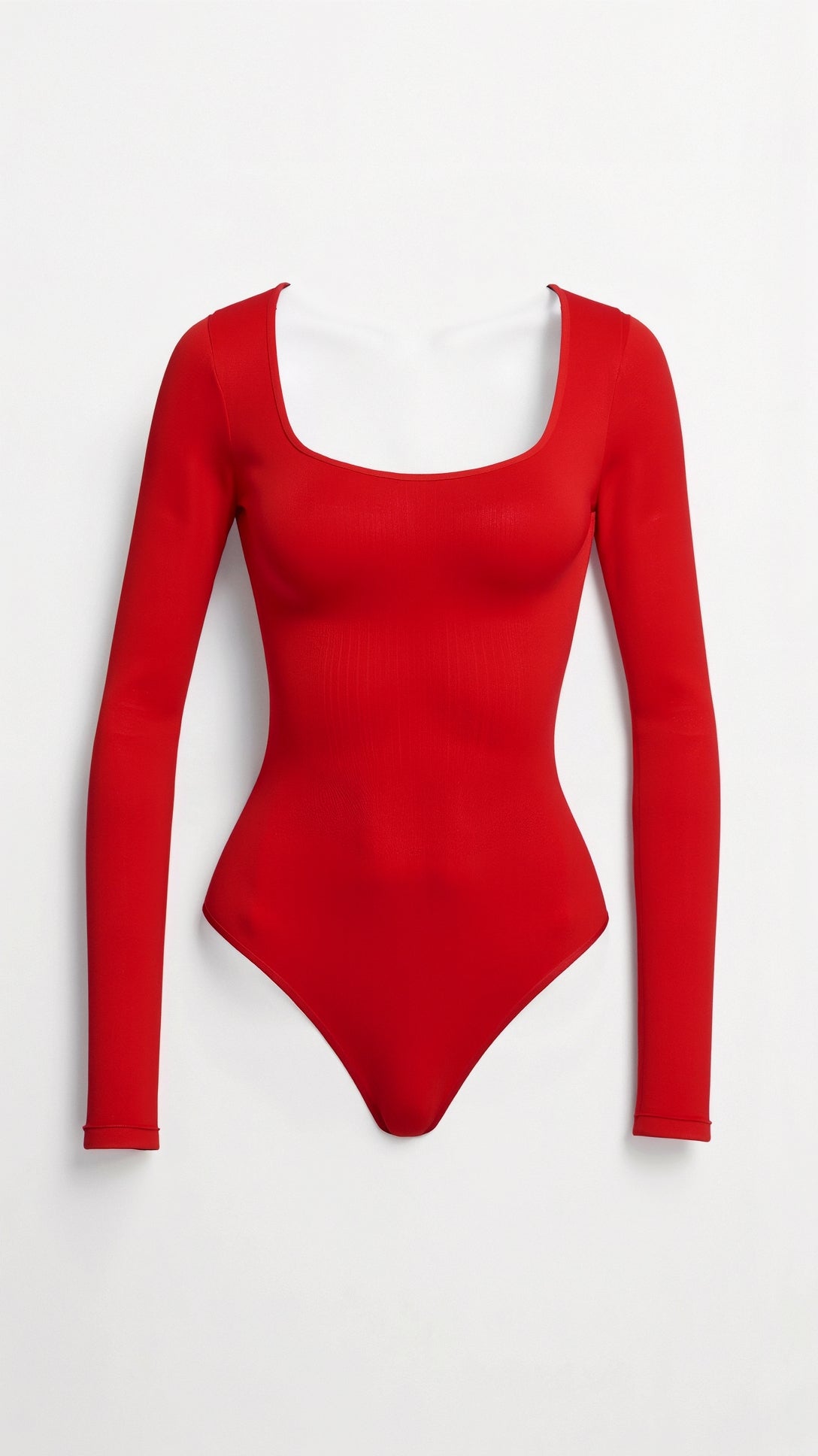 Lange mouwen stringbodysuit - Strakke, tweede huid-pasvorm