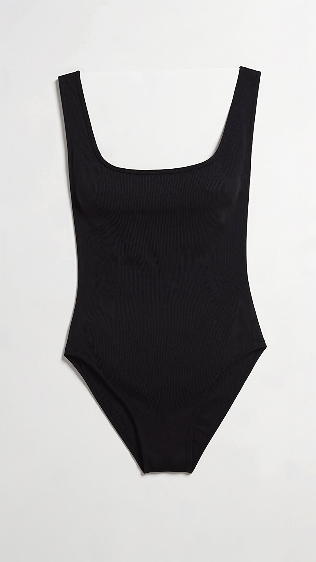Geribbelde lichaamsvormende bodysuit voor een strak silhouet