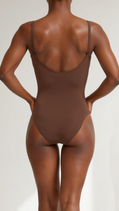 Ultrazacht naadloze slipbodysuit voor een glad en onzichtbaar silhouet