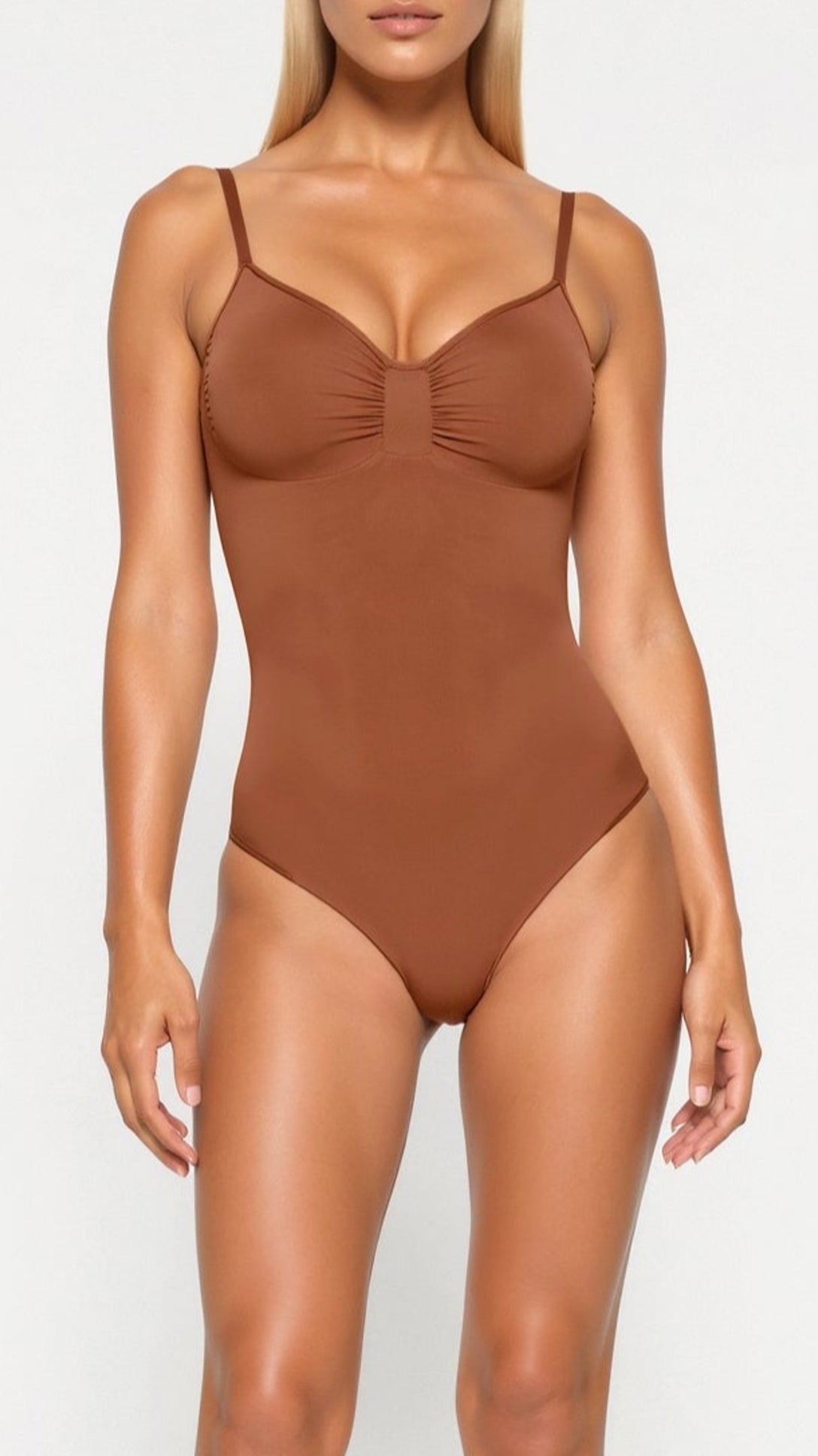 Ultrazacht naadloze slipbodysuit voor een glad en onzichtbaar silhouet