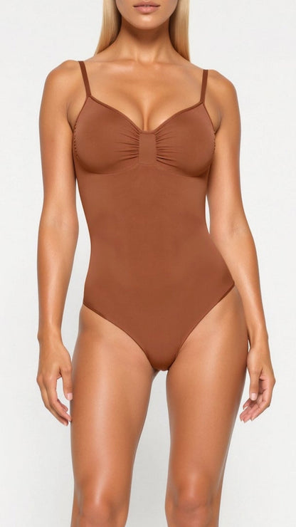 Ultrazacht naadloze slipbodysuit voor een glad en onzichtbaar silhouet