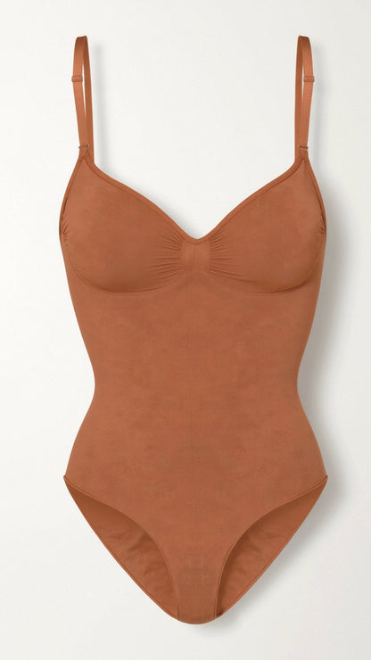 Ultrazacht naadloze slipbodysuit voor een glad en onzichtbaar silhouet