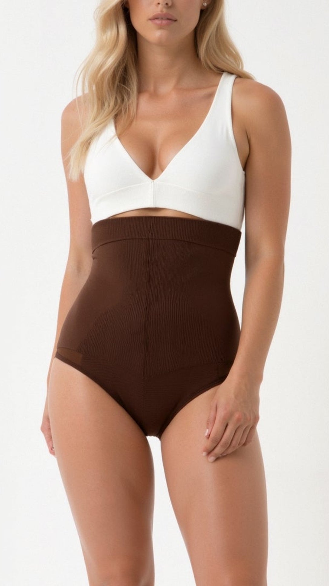 Ultra-zachte naadloze hooggetaillede slips