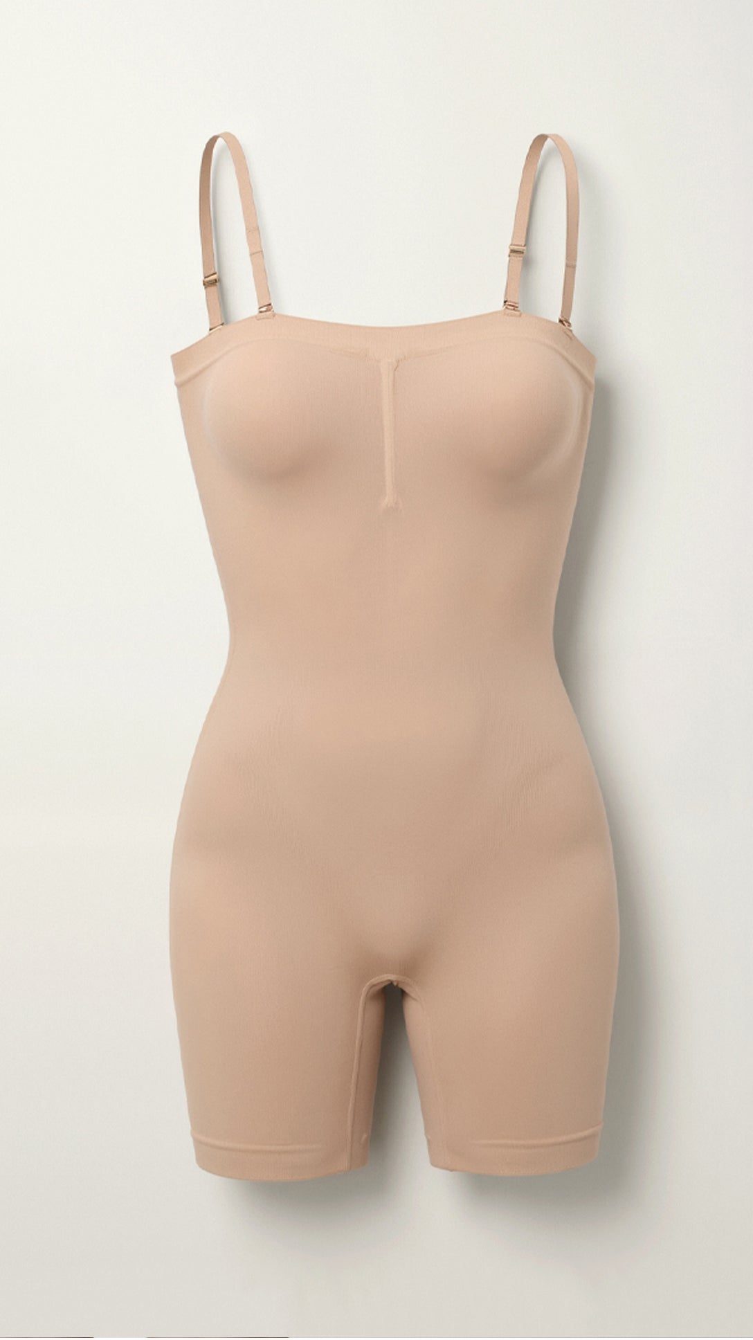 Naadloze shortbodysuit zonder bandjes – gladde, perfecte pasvorm voor comfort de hele dag