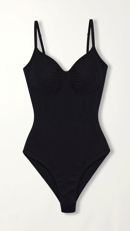 Ultra-zachte naadloze thong-bodysuit