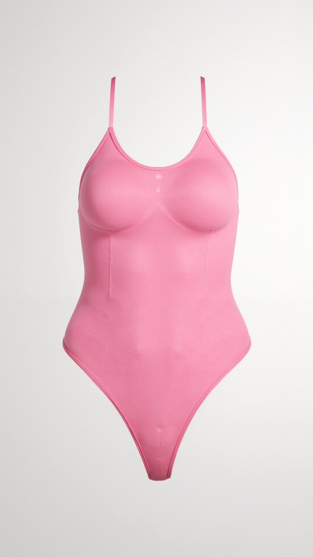 Strakke thong-bodysuit - figuurverheffende, rondingenomarmende shapewear