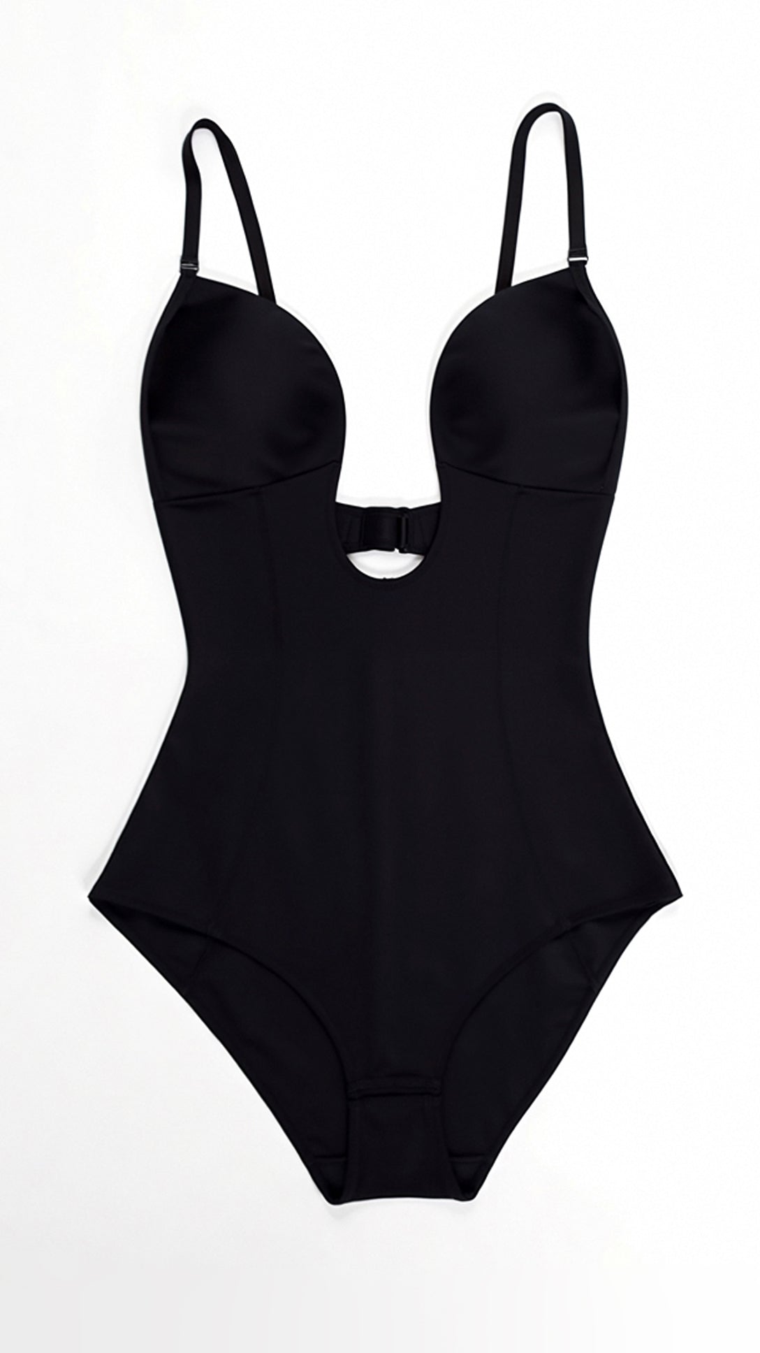 Flatterende bodysuit met beugel en tanga