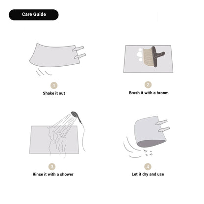 BareMat | Elegante Antislip Deurmat met Trendy Letterprint 9
