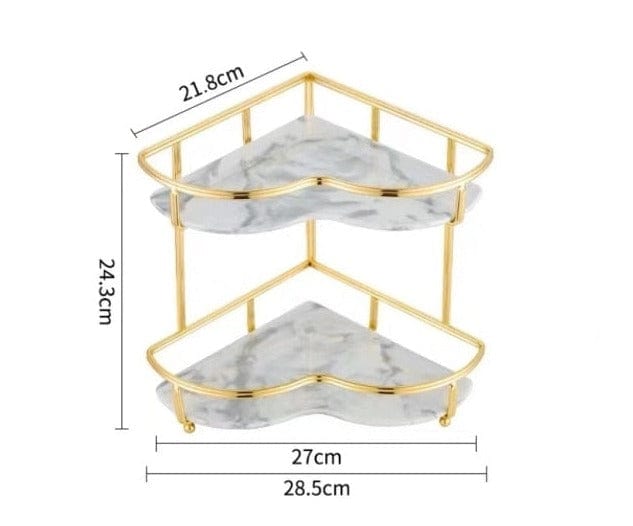 NookCorner | Luxe Ruimtebesparende Hoek Organizer voor Badkamer en Interieur 5