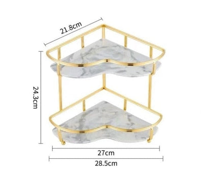 NookCorner | Luxe Ruimtebesparende Hoek Organizer voor Badkamer en Interieur 5