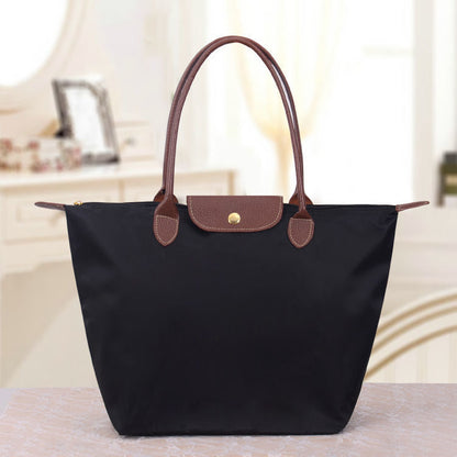 Dames Schoudertas – Opvouwbare & Ruime Shopper van Lichtgewicht Materiaal | Stijlvol, Duurzaam & Comfortabel voor Dagelijks Gebruik of Reizen