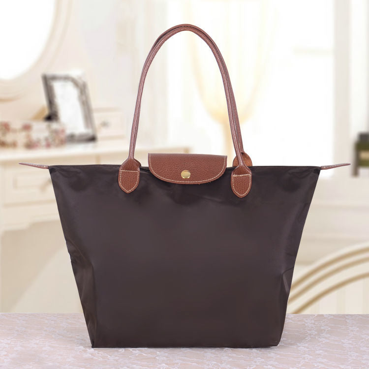 Dames Schoudertas – Opvouwbare & Ruime Shopper van Lichtgewicht Materiaal | Stijlvol, Duurzaam & Comfortabel voor Dagelijks Gebruik of Reizen