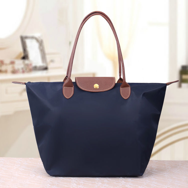 Dames Schoudertas – Opvouwbare & Ruime Shopper van Lichtgewicht Materiaal | Stijlvol, Duurzaam & Comfortabel voor Dagelijks Gebruik of Reizen