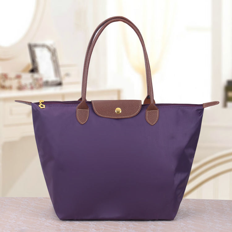 Dames Schoudertas – Opvouwbare & Ruime Shopper van Lichtgewicht Materiaal | Stijlvol, Duurzaam & Comfortabel voor Dagelijks Gebruik of Reizen