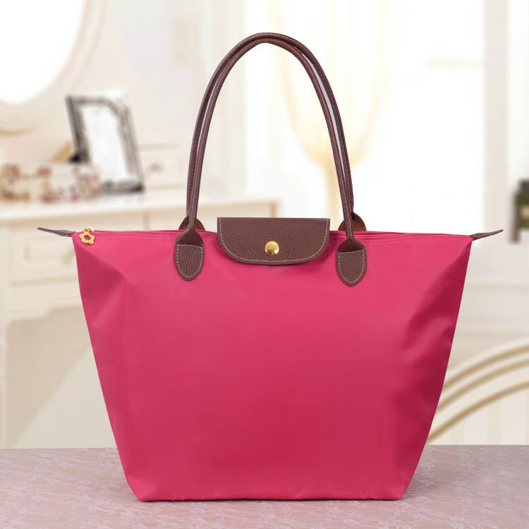 Dames Schoudertas – Opvouwbare & Ruime Shopper van Lichtgewicht Materiaal | Stijlvol, Duurzaam & Comfortabel voor Dagelijks Gebruik of Reizen