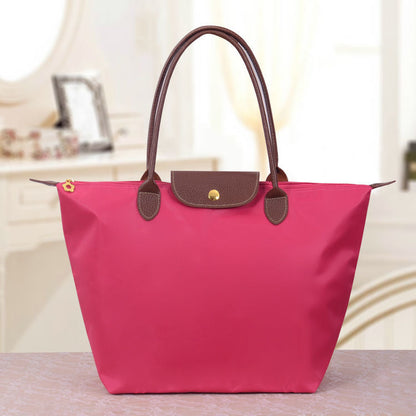 Dames Schoudertas – Opvouwbare & Ruime Shopper van Lichtgewicht Materiaal | Stijlvol, Duurzaam & Comfortabel voor Dagelijks Gebruik of Reizen