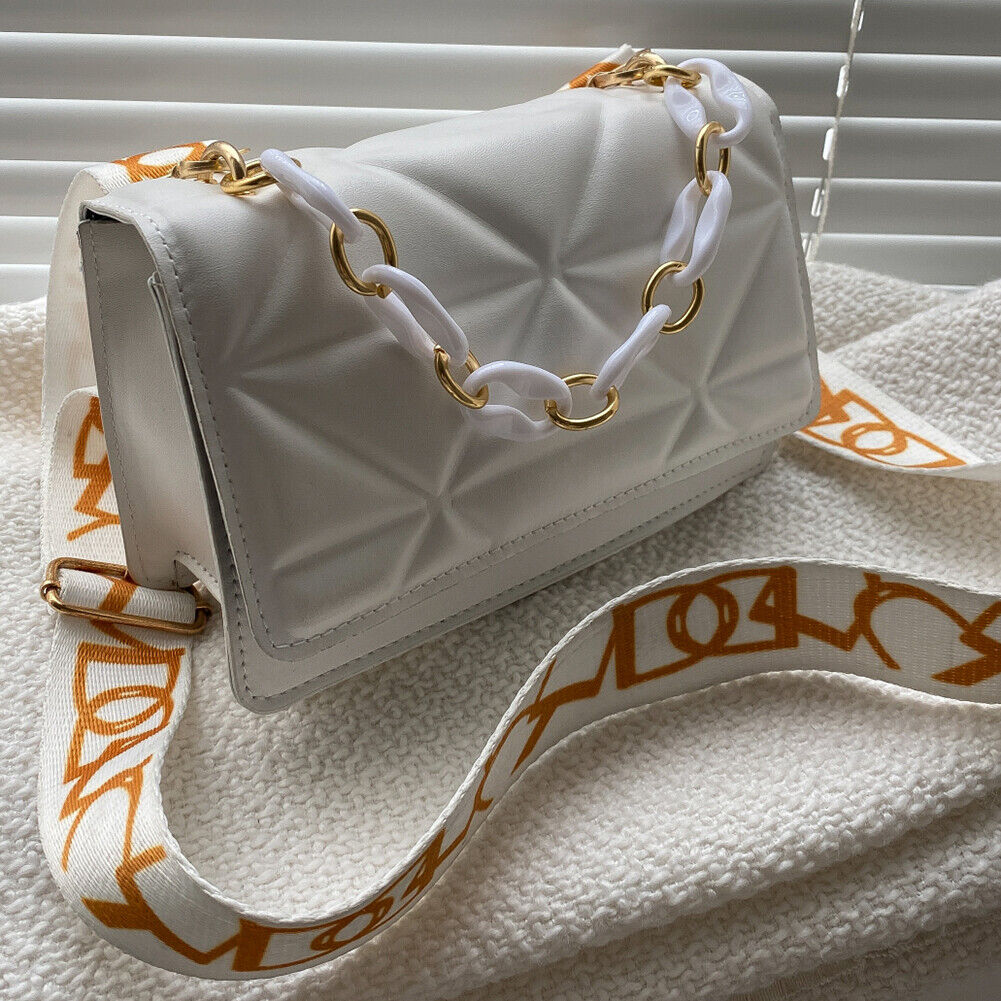 Dames handtas – gewatteerd, met kettingriem, crossbody, stijlvol