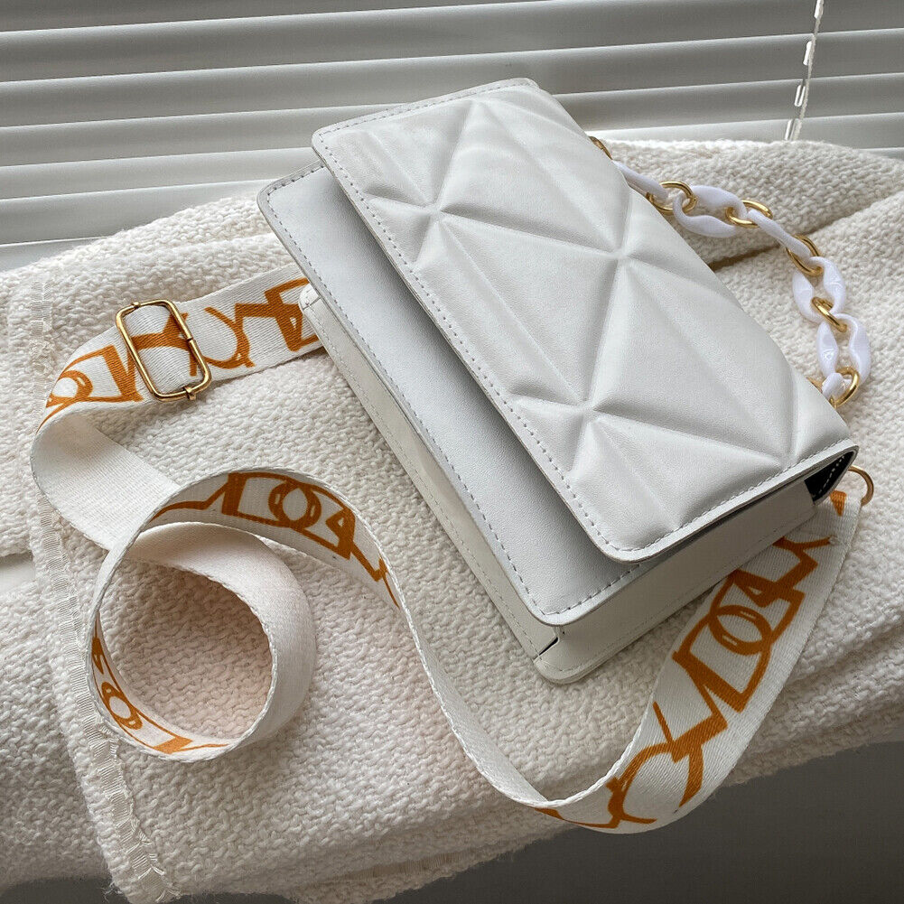 Dames handtas – gewatteerd, met kettingriem, crossbody, stijlvol